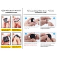 thumbnail image 3 of PST [2 Packs] 38mm Apple Watch iWatch Series 1 2 3 Screen Protector, Full Front Coverage Tempered Glass Screen Protector with Case Friendly & Bubble Free, 3 of 3