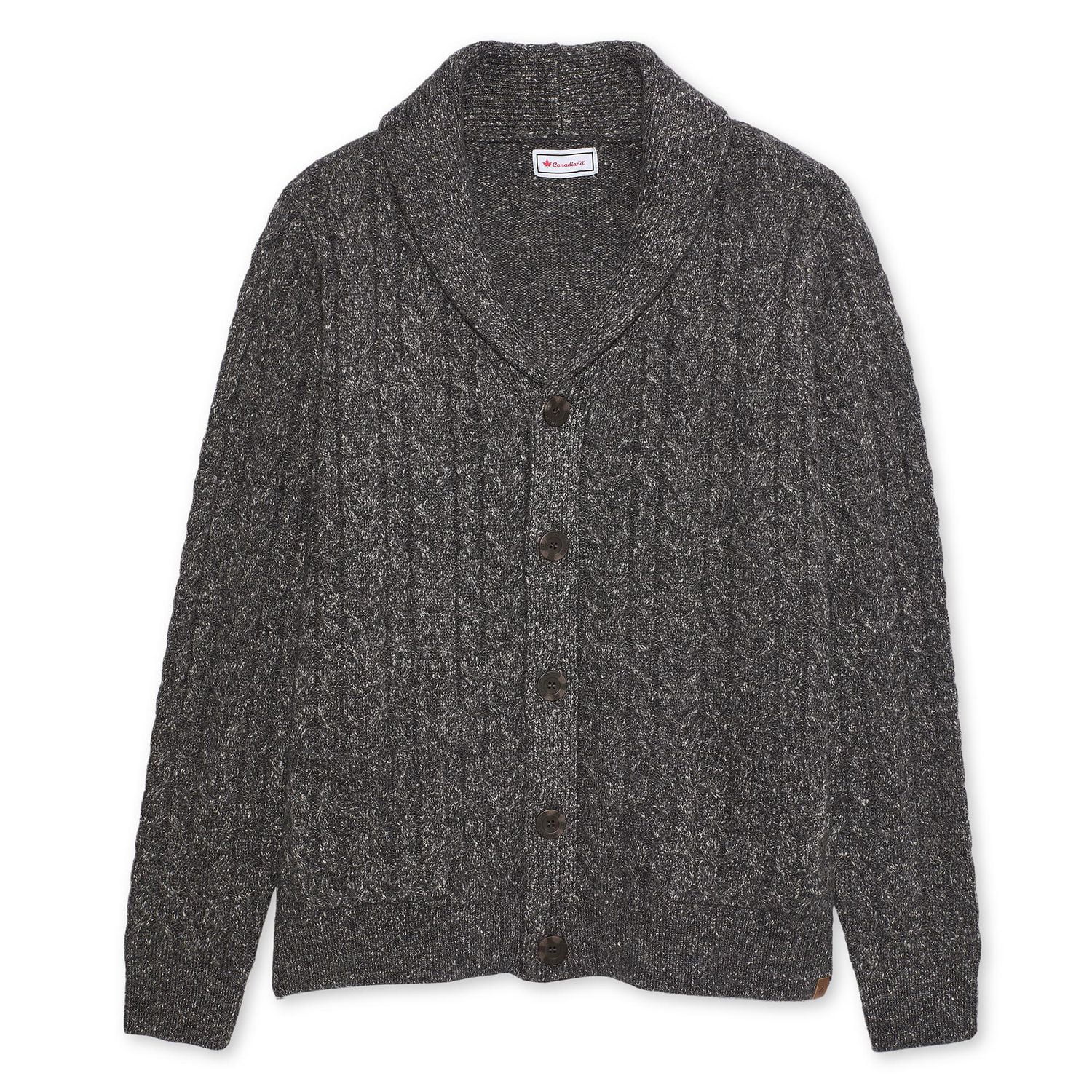 Canadiana Adult Gender Inclusive Cable Knit Cardigan