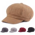 thumbnail image 1 of OUSITAID Women Beret Newsboy Hat French Wool Cap Classic Autumn Spring Winter Hats, 1 of 4