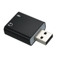 thumbnail image 3 of Mistaha USB External Sound Card 7.1 USB To 3.5mm Earphone Mic Adapter Soundcard Mic headphone, 3 of 8