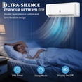 thumbnail image 4 of SEER 22 12000BTU 115V Mini Split Air Conditioner | Energy-Efficient Inverter AC System with WiFi, Remote Control & Easy Installation Kit for Rooms Up to 750 Sq.Ft, 4 of 8
