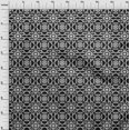 thumbnail image 4 of oneOone Polyester Spandex Black Fabric Asian Block Floral Sewing Material Print Fabric By The Yard 56 Inch Wide, 4 of 4