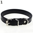 thumbnail image 4 of Trayknick Fashion Adjustable Faux Leather Solid Color Dog Cat Puppy Neck Strap Pet Collar Red, 4 of 13