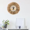 thumbnail image 3 of GROWTH TANK 2 Pieces Nordic Straw Wall Hanging Decor Tapestry Animal W/ Rope Handwoven 40cm A, 3 of 9