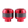 thumbnail image 1 of 1 Pair of Carbon Fiber Motorcycle Front Fork Frame Sliders Crash, 1 of 3