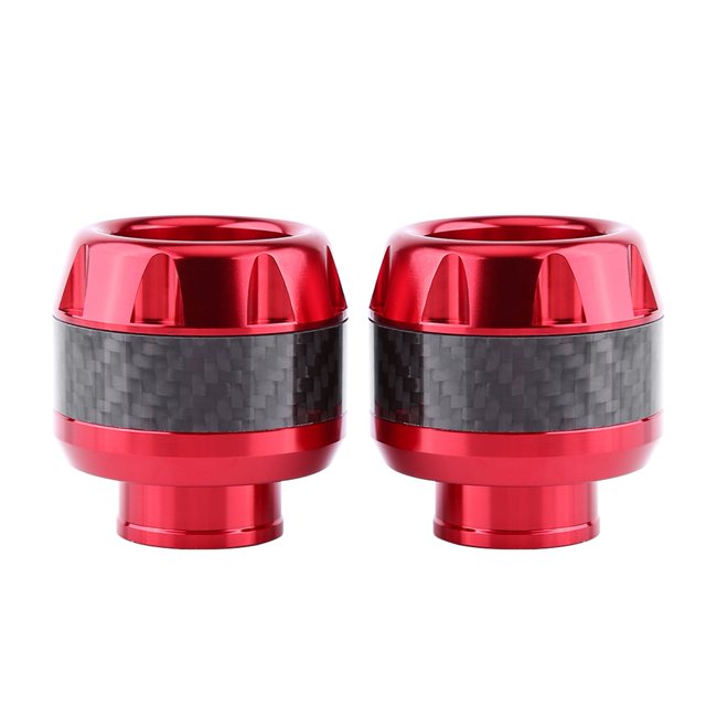 1 Pair of Carbon Fiber Motorcycle Front Fork Frame Sliders Crash