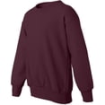 thumbnail image 4 of Hanes ComfortBlend EcoSmart Chandail à Col Rond pour Garçon, P, Bordeaux, 4 of 6