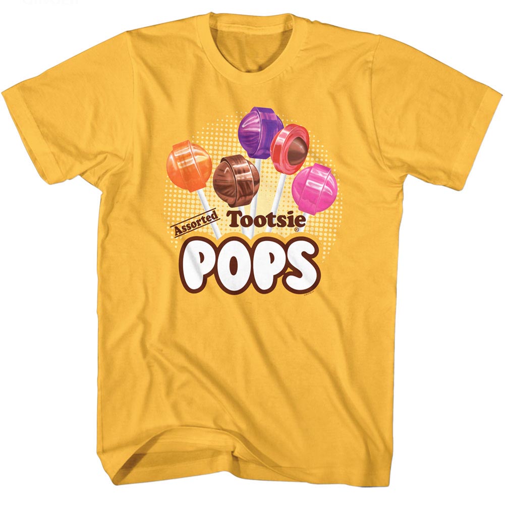 Tootsie Roll Tootsie Pops T-Shirt Adulte Gingembre