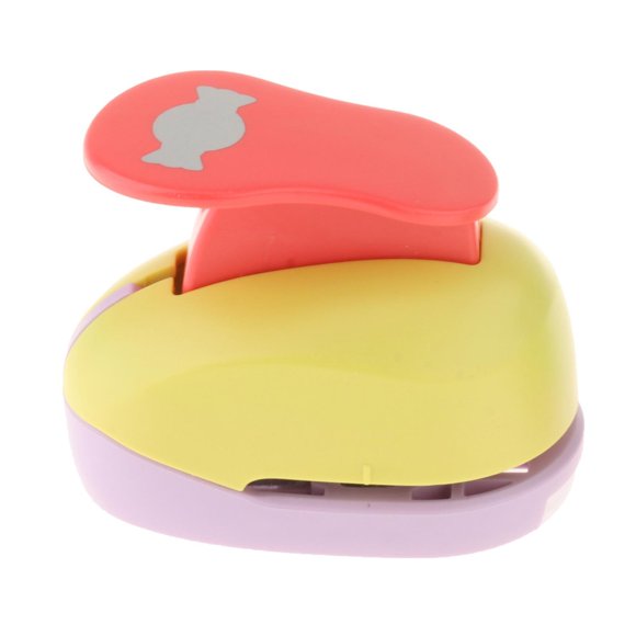 Ruiboury Perforatrice de Papier pour Enfants, Perforatrice de Photos de Qualité Supérieure pour Albums, pour Magazines DIY, Bonbons Couronne pour Enfants 2,3 cm-2,5 cm