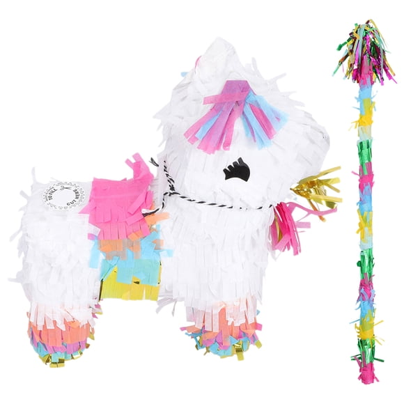 1 Set of Alpaca Pinata Toy Alpaca Pinata Party Smashing Toy Party Pinata with Stick