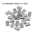 thumbnail image 3 of Becaristey 100pack/lot Precision Fastening Solution Aluminum Crimping Loop Sleeve Clips 1Set, 3 of 6