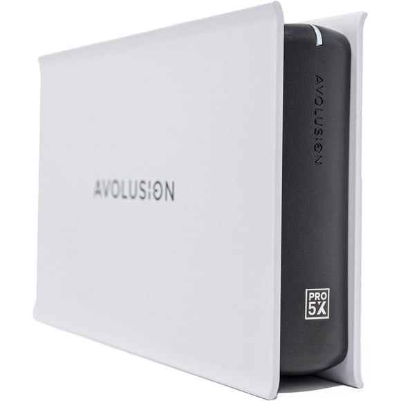 Avolusion PRO-5X Series 2TB USB 3.0 External Gaming Hard Drive for PS5 Game Console (White) - 2 Year Warranty