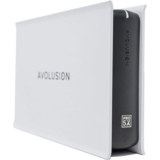 Avolusion PRO-5X Series 2TB USB 3.0 External Gaming Hard Drive for PS5 Game Console (White) - 2 Year Warranty