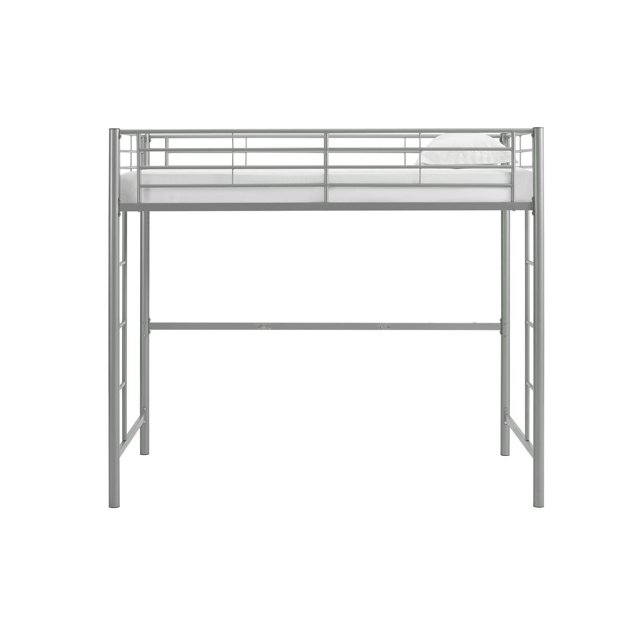 Manor Park Modern Metal Twin Loft Bed - Multiple Finishes