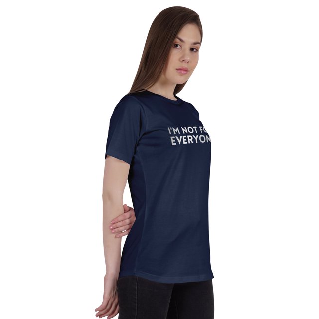 Inkmeso Womens Quote Top Im Not For Everyone Graphic Print Tee T-Shirt
