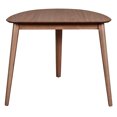 thumbnail image 4 of New Classic Furniture Oscar Triangular Tapered-Leg Veneer Top Corner Table, 4 of 7