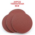 thumbnail image 1 of 20 Pcs Disque de Papier Sablé Spécial 4 Po/100 mm 40-2000 Grain pour Polissage Rond, 1 of 6