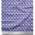 thumbnail image 1 of Soimoi Poly Georgette Fabric Flower Artistic Decor Fabric Printed Yard 52 Inch Wide, 1 of 3