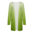 thumbnail image 4 of Pxiakgy cardigans pour Femmes Cardigan de Mode Décontracté avec Poches Manches Longues Veste Verte m, 4 of 4
