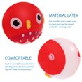 thumbnail image 3 of OULII Jouet pour Chien Tête Ronde Canard Qui Couine Latex Rouge pour Jouer 1Pcs 2.76*2.56*2.56 Po, 3 of 8