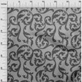 thumbnail image 3 of oneOone Cotton Poplin Light Gray Fabric Asian Baroque Craft Projects Decor Fabric Printed By The Yard 42 Inch Wide, 3 of 4