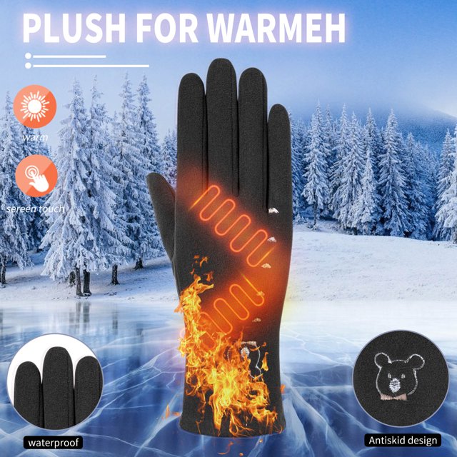 ddioayh Liquidation Gants de Ski Froids Antidérapants Chauds Mode et Chauds