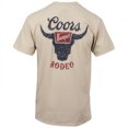 thumbnail image 3 of Coors Banquet Rodeo Logo Distressed Front and Back Natural T-Shirt-2XLarge, 3 of 5