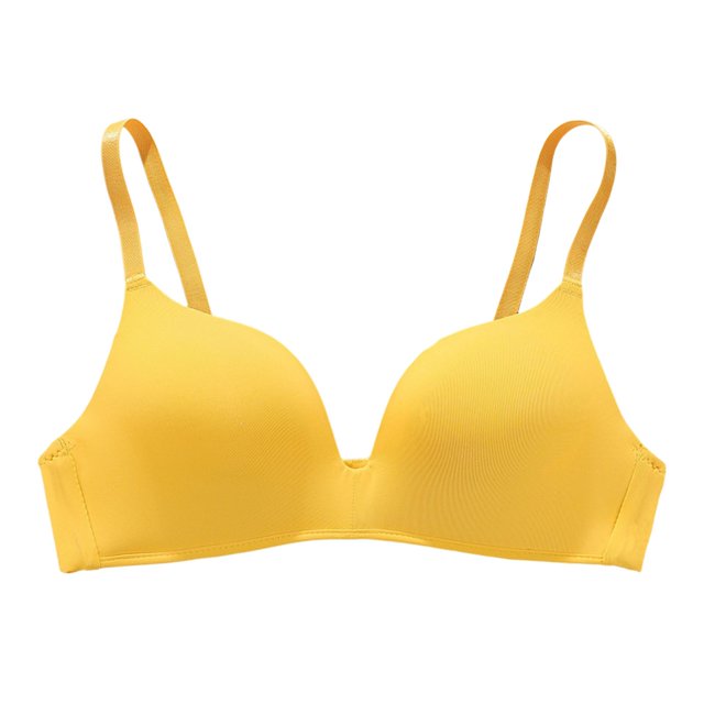 Kcodviy Women's Comfortable and Transparent Sports Bra for Big Busted Women Shoulder Strap Cordless Backless Wireless Bras for Women Spongeless with Convertible Shoulder Sports Bra with Padding Stra