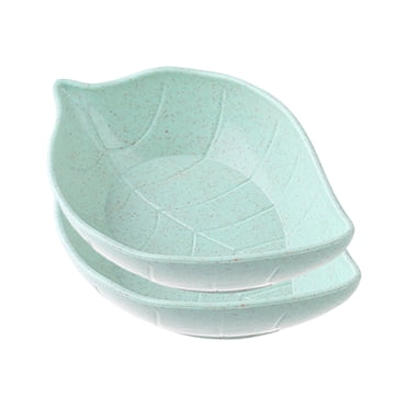zanvin 2 Pcs Assiettes Tiges de Blé Feuilles Originalité Collations Assiettes Vaisselle Japonaise Assiettes Vinaigre Assiettes Soja Assiettes Marinades Cadeaux Assiettes, Cadeaux pour Lui