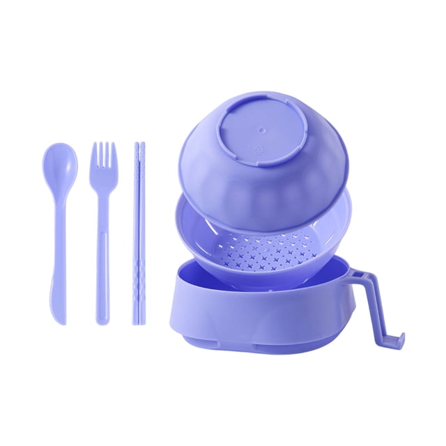 Yhmxh Microwave Ramen Bowl With Strainer Microwave Ramen Bowl 6-piece Set Ramen Microwave Bowl With Lid And Handle Dishwasher Safe Portable Ramen Bowl Cooker Kitchen Essentials Home and Kitchen