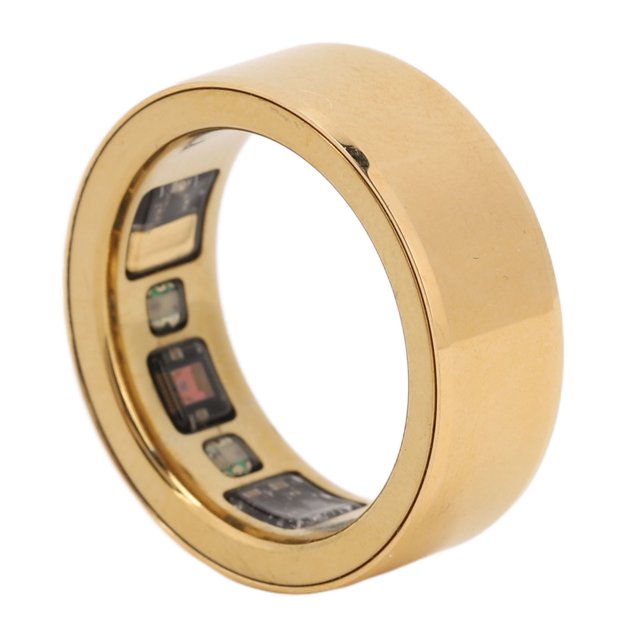 Bewinner Smart Ring - Ideal Gift, IPX8 Intelligent Sleep Monitor, Multifunctional Health Care Sports Ring Stylish & Practical for Daily Use, Gold