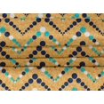 thumbnail image 4 of oneOone Velvet Pale Orange Fabric Chevron Geometric Sewing Material Print Fabric By The Yard 58 Inch Wide, 4 of 5