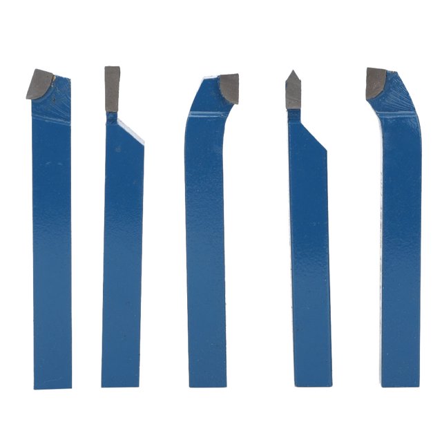 Outil de Tour, Outil de Rainurage Professionnel à Forte Résistance à l'Usure, Pièces de Machine-Outil à Haute Dureté pour Tours Semi-Automatiques 5pcs Tours Automatiques 8x8mm, 10x10mm, 12x12mm, 16x16mm