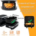 thumbnail image 4 of Air Fryer Silicone Liner for Ninja Foodi DZ071 7-QT/Instant Vortex 9 Qt, Reusable Silicone Air Fryer Liner Accessories for 7-QT/11-QT Dualzone Airfryer, 4 of 7