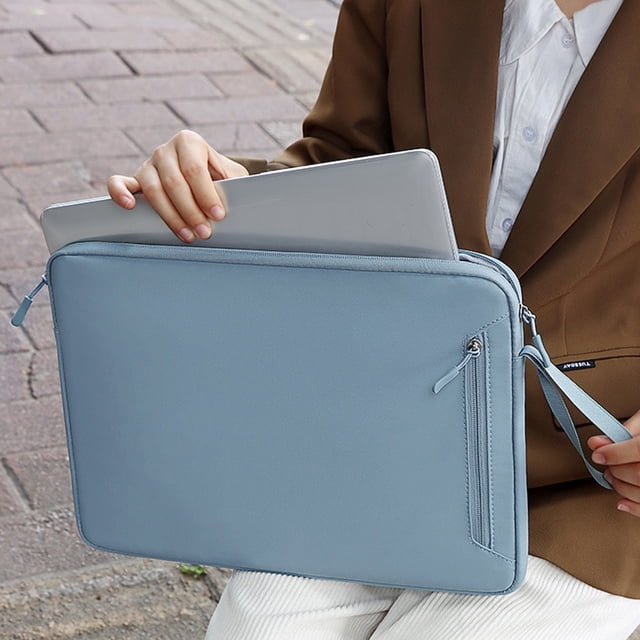 PEONAVET Sac de Rangement pour Ordinateur Portable et Tablette 14.1-15.4 Pouces Double Couche Universel Antichoc et Résistant aux Rayures Imperméable