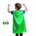 thumbnail image 1 of TOPTIE Kids Satin Superhero Capes and Mask Set, Holiday Festival Event Costumes And Dress Up, 1 of 8