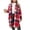 Multicolour, variant on Erwazi Women's Plaid Shacket Jacket oversized Button Down Long Shirt Jackets Fall Fashion Jacket with Flap Pocket