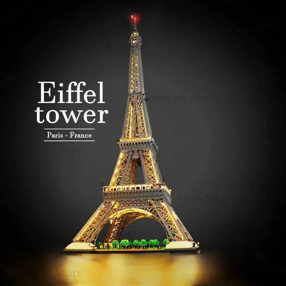 Blocks Creatoring Expert 10307 Eiffel Tower Paris Architecture Tallest Model Building Set Blocks Bricks Toys For Adults Children 75192 T240327