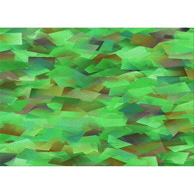Ahgly Company Machine Washable Indoor Rectangle Transitional Dark Lime Green Area Rugs, 5' x 8'