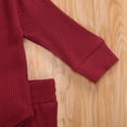 thumbnail image 4 of Combinaisons pour Bébés, Boutons Col Rond à Manches Longues Haut + Pantalon Long Élastique, 4 of 5