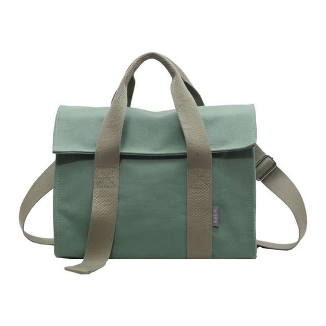 Decodeary Canvas Crossbody Bag Versatile Accessory For Women Gift Fashionable Accessory Handbags For Women green 1Set