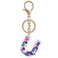 thumbnail image 4 of Fashion 26 Letters Resin Keychains For Women Girls Bag Pendant Charm Handbag Accessories, 4 of 5