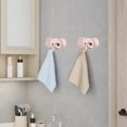 thumbnail image 4 of QTOCIO 1 Piece Elephants Shape Wall Hook Strong Adhesive Traceless Hanger Suitable For Home Kitchen Bathroom Organization Durables Material Rotating Designs Cute Decor, 4 of 4