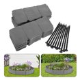 thumbnail image 4 of Miangastore Garden Stone Edging Plastic Borders Natural Aesthetic 10Set 9.4X3.9X0.4In, 4 of 8