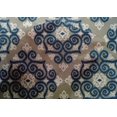 thumbnail image 4 of oneOone Tissu en Coton et Soie Imprimé Ikat Tourbillon au Mètre 42 Pouces de Large, 4 of 4