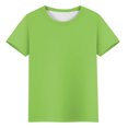 thumbnail image 4 of Timegard T-Shirts d'Été pour Femmes à Col Rond, Manches Courtes, Confortables, Basiques, Décontractés, Amples, Blouses, 4 of 5