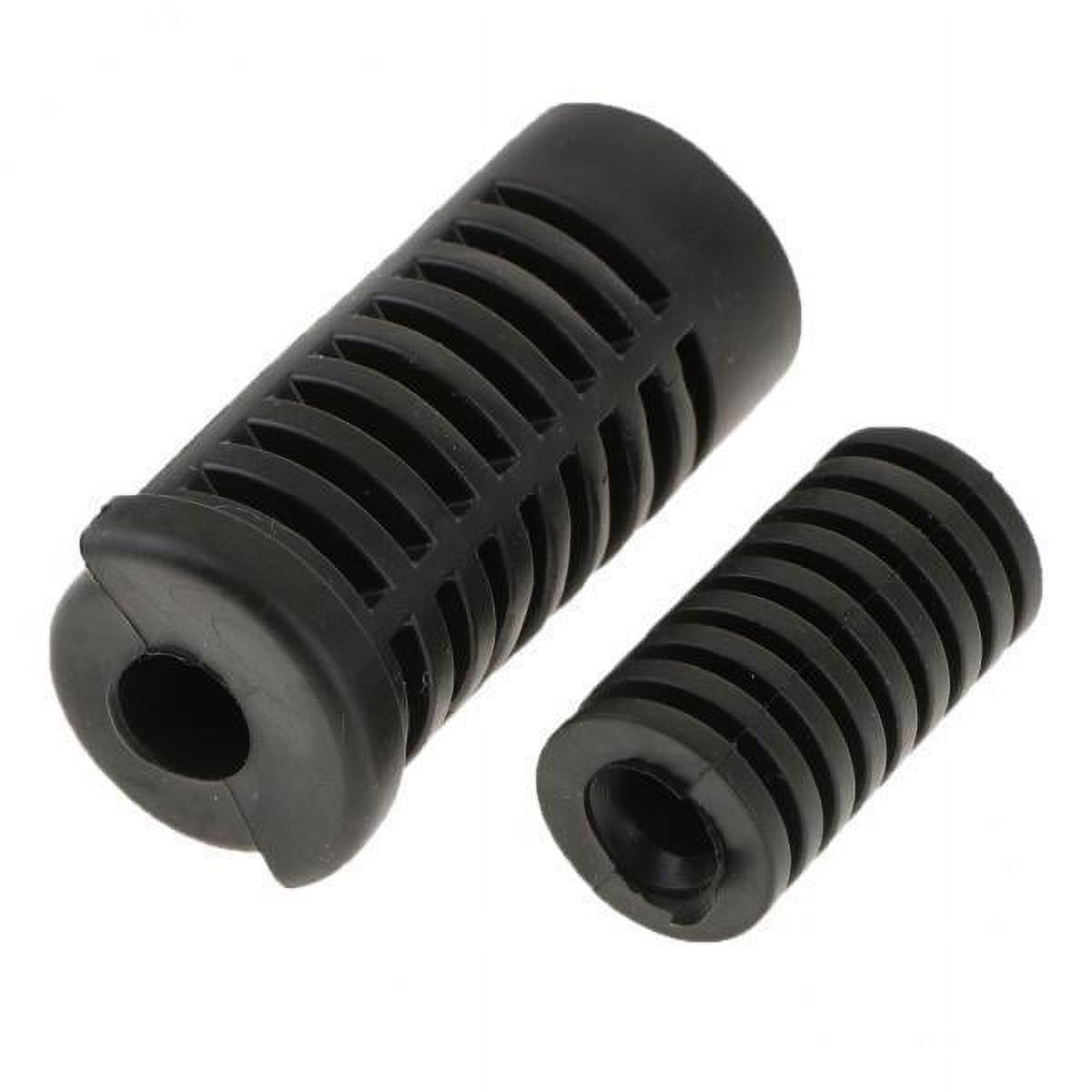Almencla 3-6pack Motorcycle Gear Shifter Lever Rod & Footrest Pedal Rubber Cover 3 Pcs