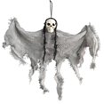 thumbnail image 2 of Hanging Ghost Weather Proof Decorative Props Fabric Hanging Skeleton Skull Pendant Halloween Decorations Black One Size, 2 of 13