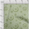 thumbnail image 2 of oneOone Viscose Jersey Light Green Fabric Geometric Line Art Circle Sewing Craft Projects Fabric Prints By Yard 60 Inch Wide, 2 of 4