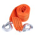 thumbnail image 4 of Towing Strap, 4 Meter Load 3 Ton  Car Trailer Towing Rope Strap Tow Cable with Hooks Emergency Vehicle Tool, 4 of 8